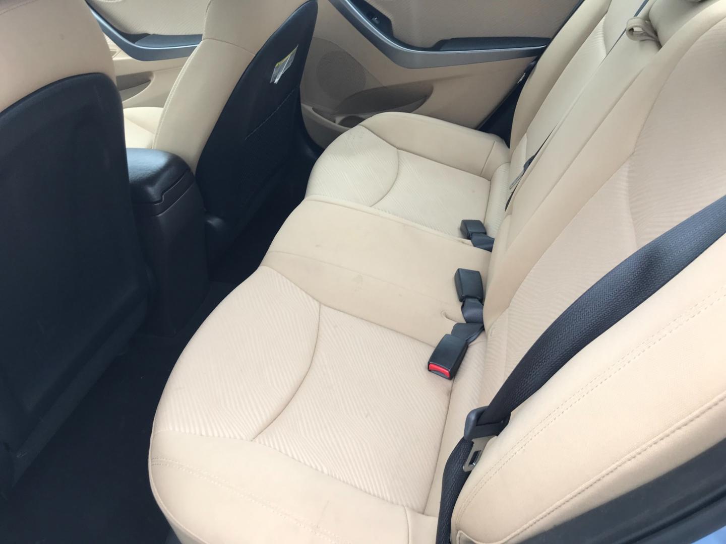 2012 Blue /Tan Hyundai Elantra GLS (KMHDH4AE0CU) with an 1.8 V4 engine, Automatic transmission, located at 577 Chester Pike, Prospect Park, PA, 19076, (610) 237-1015, 39.886154, -75.302338 - Photo#16